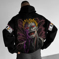 OP-Casual Anime Print Design Hoodie