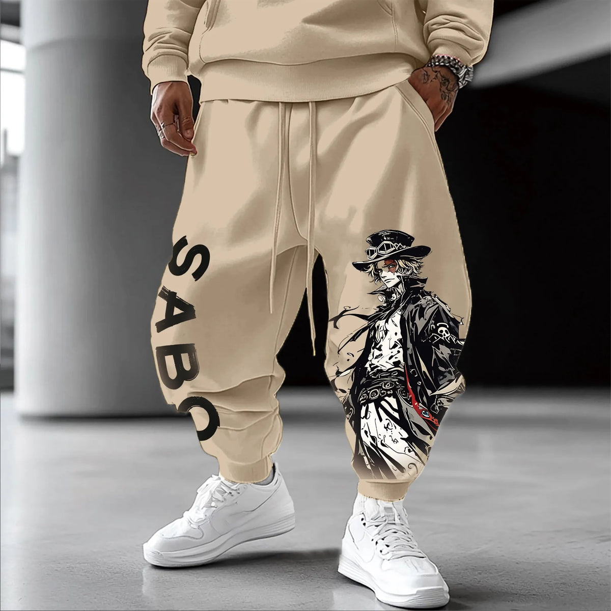 0P-Unisex Anime Inspired Vintage Pants