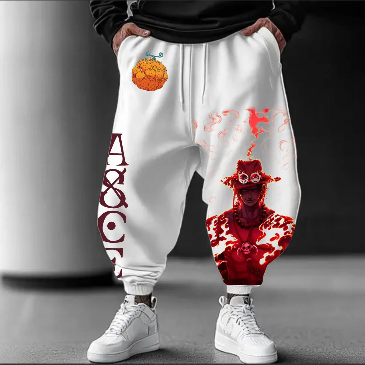 OP-Unisex Casual Anime Streetwear Pant