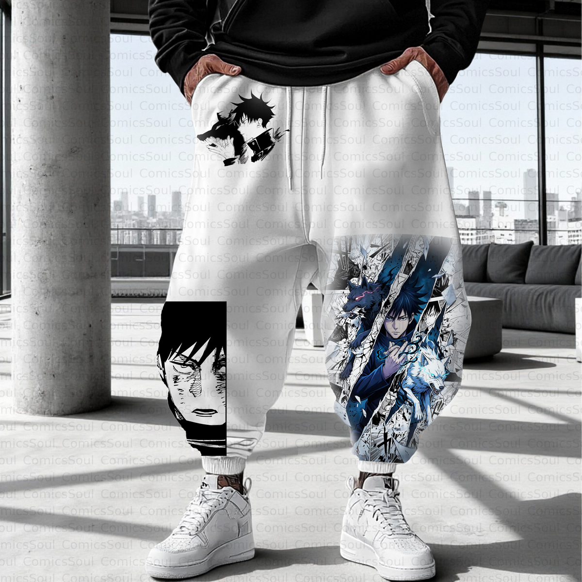 Unisex Casual Anime Streetwear Pant