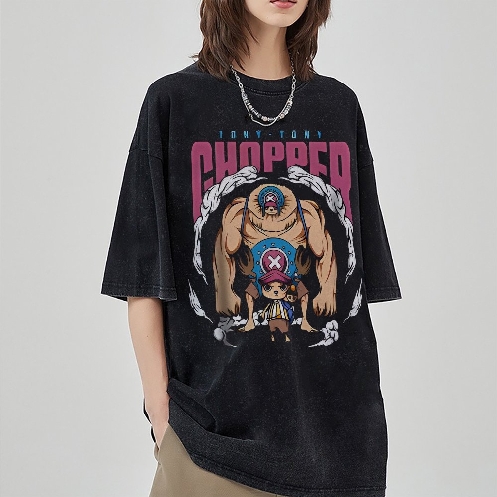 OP-Tony Tony Chopper Vintage Oversized T-Shirt