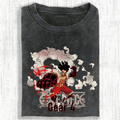 OP-Unisex Anime Inspired Vintage Washed T-Shirt