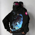 Plus Velvet Unisex Anime Graphic Streetwear Vintage Hoodie