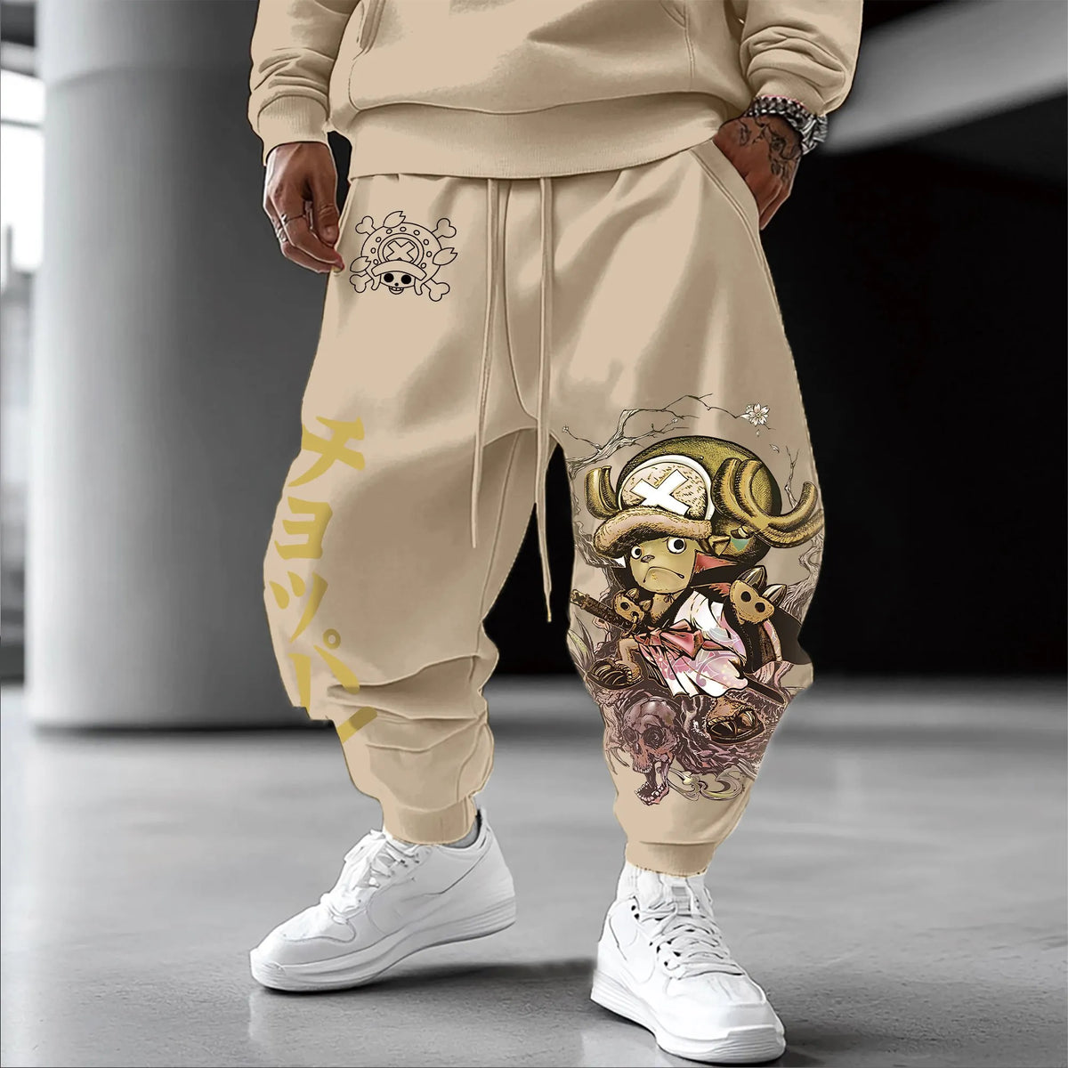 0P-Unisex Anime Inspired Vintage Pants