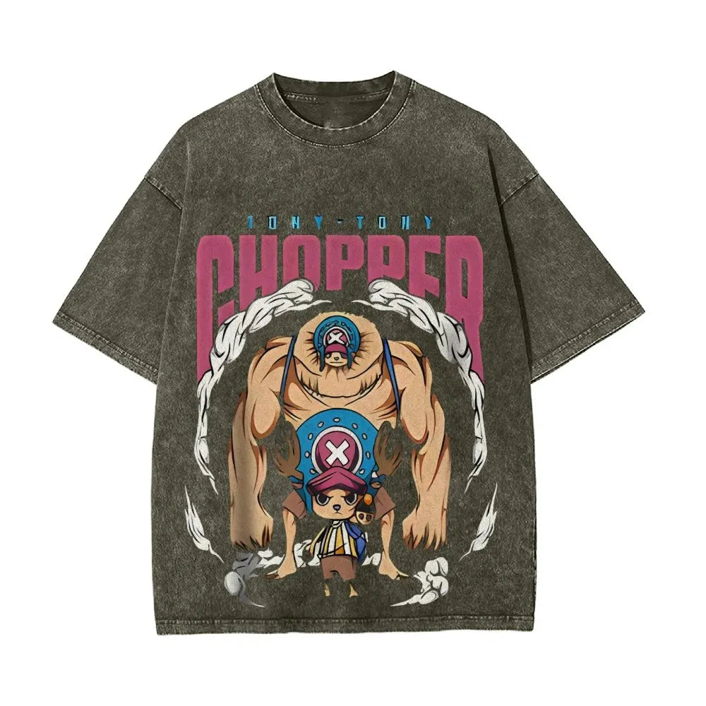 OP-Tony Tony Chopper Vintage Oversized T-Shirt