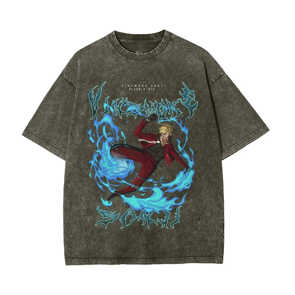 OP-Sanji Vintage Oversized T-Shirt