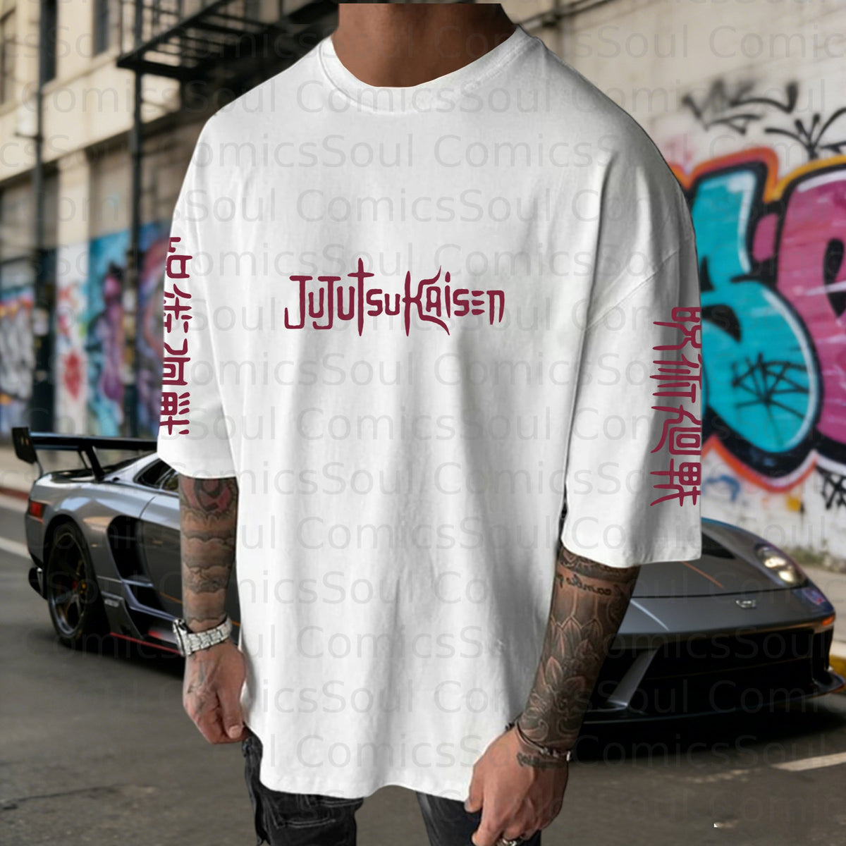 Unisex Anime Inspired Vintage T-Shirt