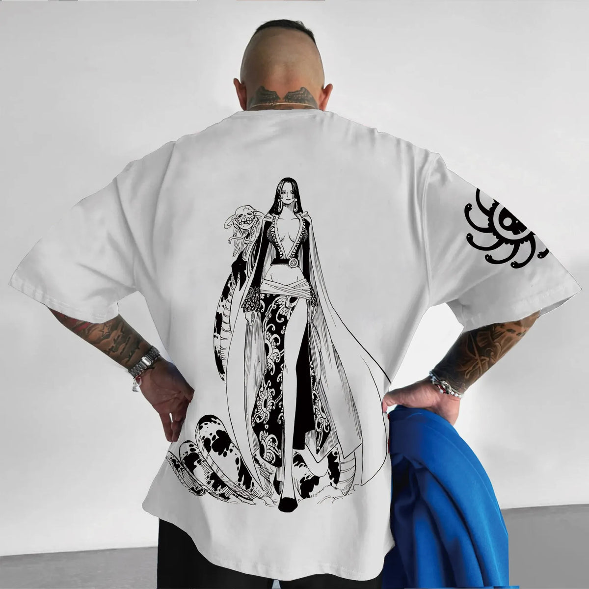 0P-Unisex Anime Inspired Vintage T-Shirt