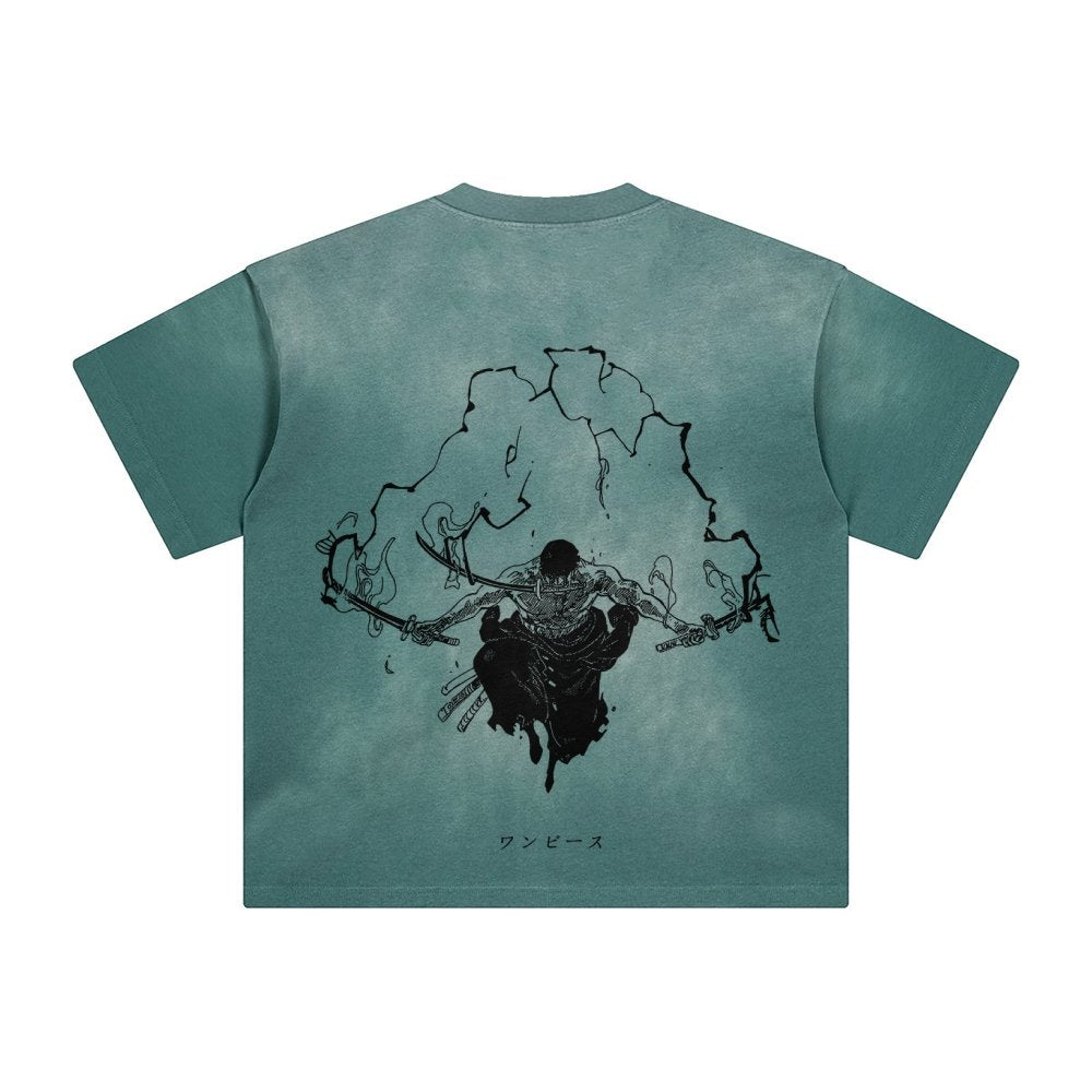 OP-Vintage Washed Tee  Zoro