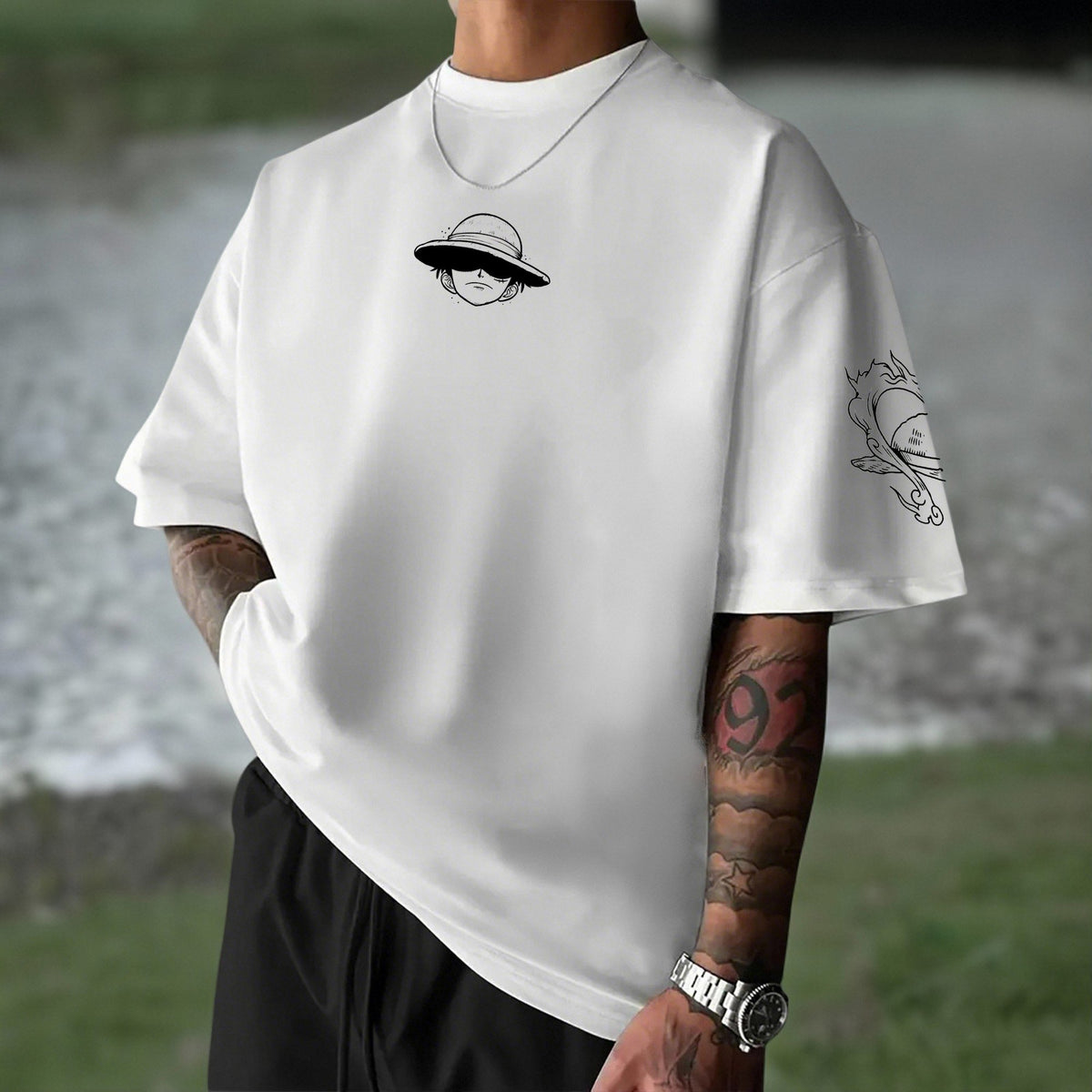 OP-Unisex Anime Inspired Vintage T-Shirt