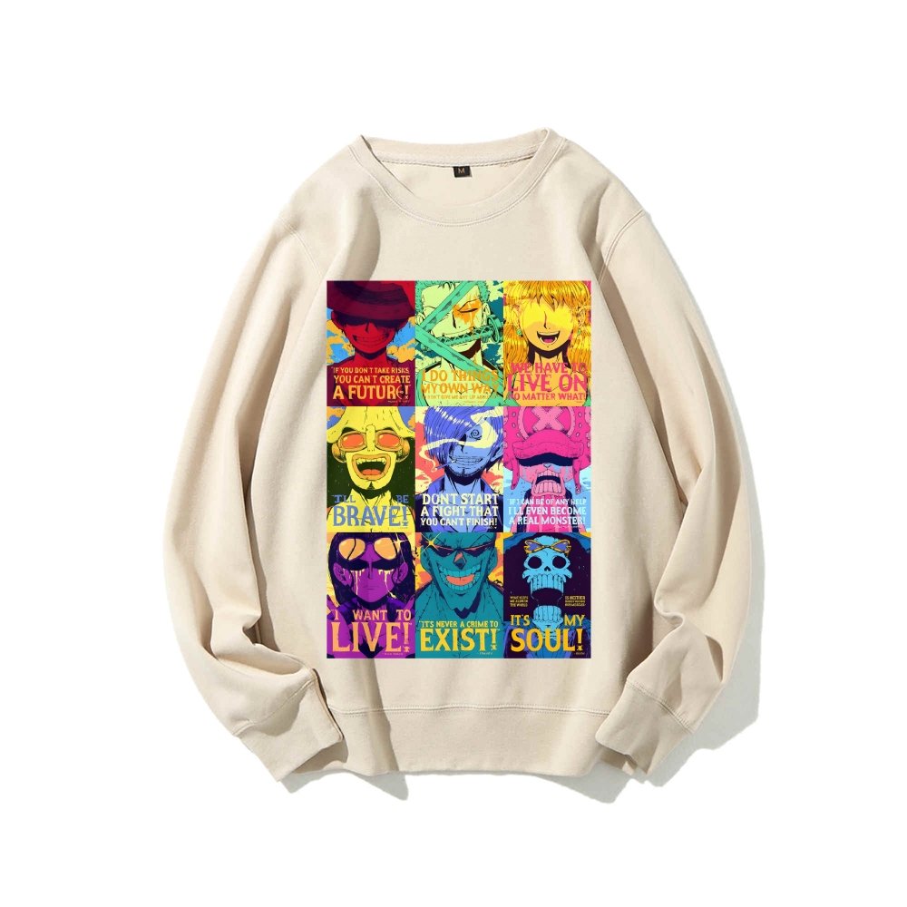 OP-Luffy Oversized Sweatshirt