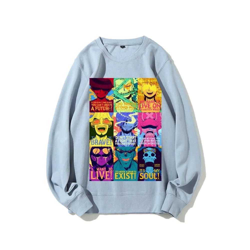 OP-Luffy Oversized Sweatshirt