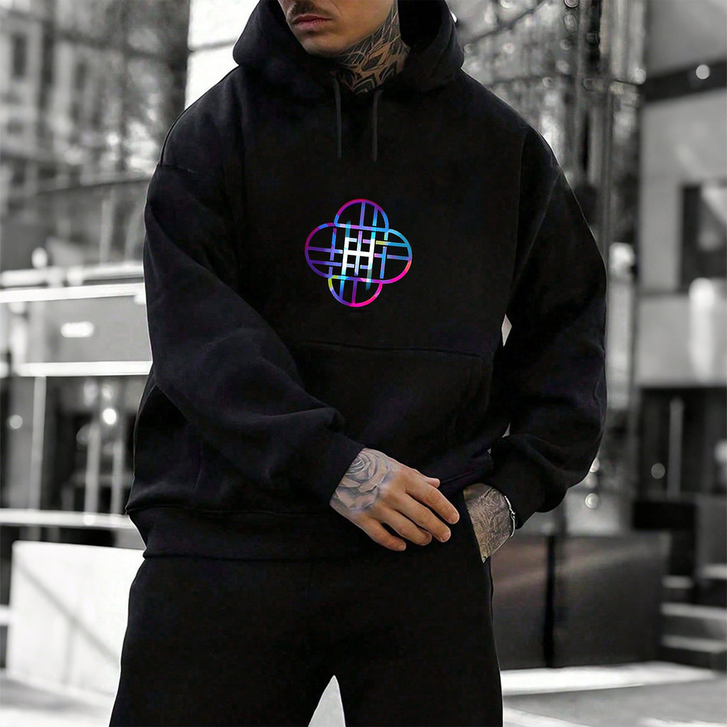 Plus Velvet Unisex Anime Graphic Streetwear Vintage Hoodie