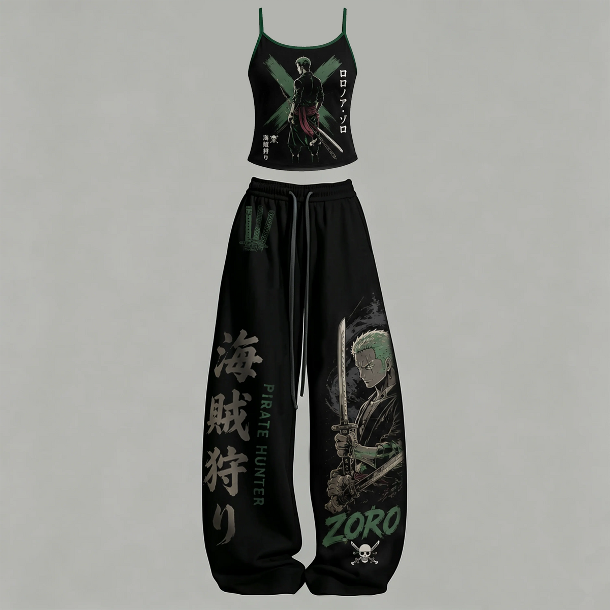 ONE PIECE Top & Elasticated Trousers Two-Piece Set