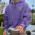 OP-Unisex Retro Anime Print Hoodie
