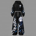 Jujutsu Kaisen Cropped Long Sleeve Hoodie & High Waist Jogger Pants Two Piece