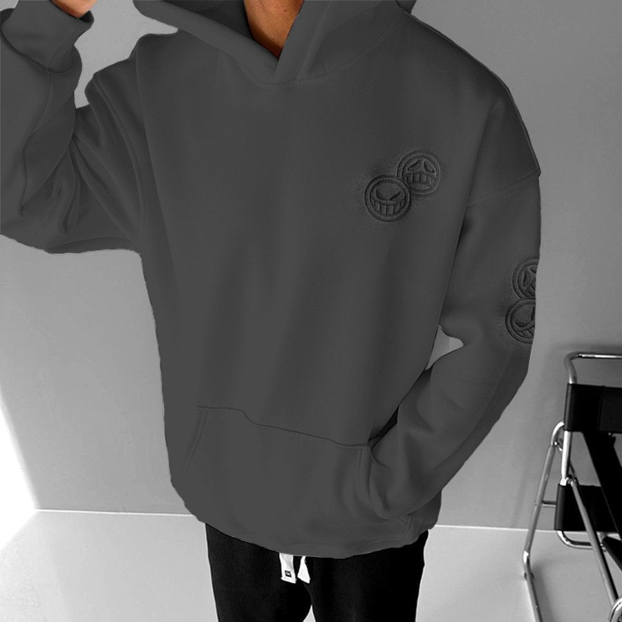 OP-Oversize "" Print Hoodie