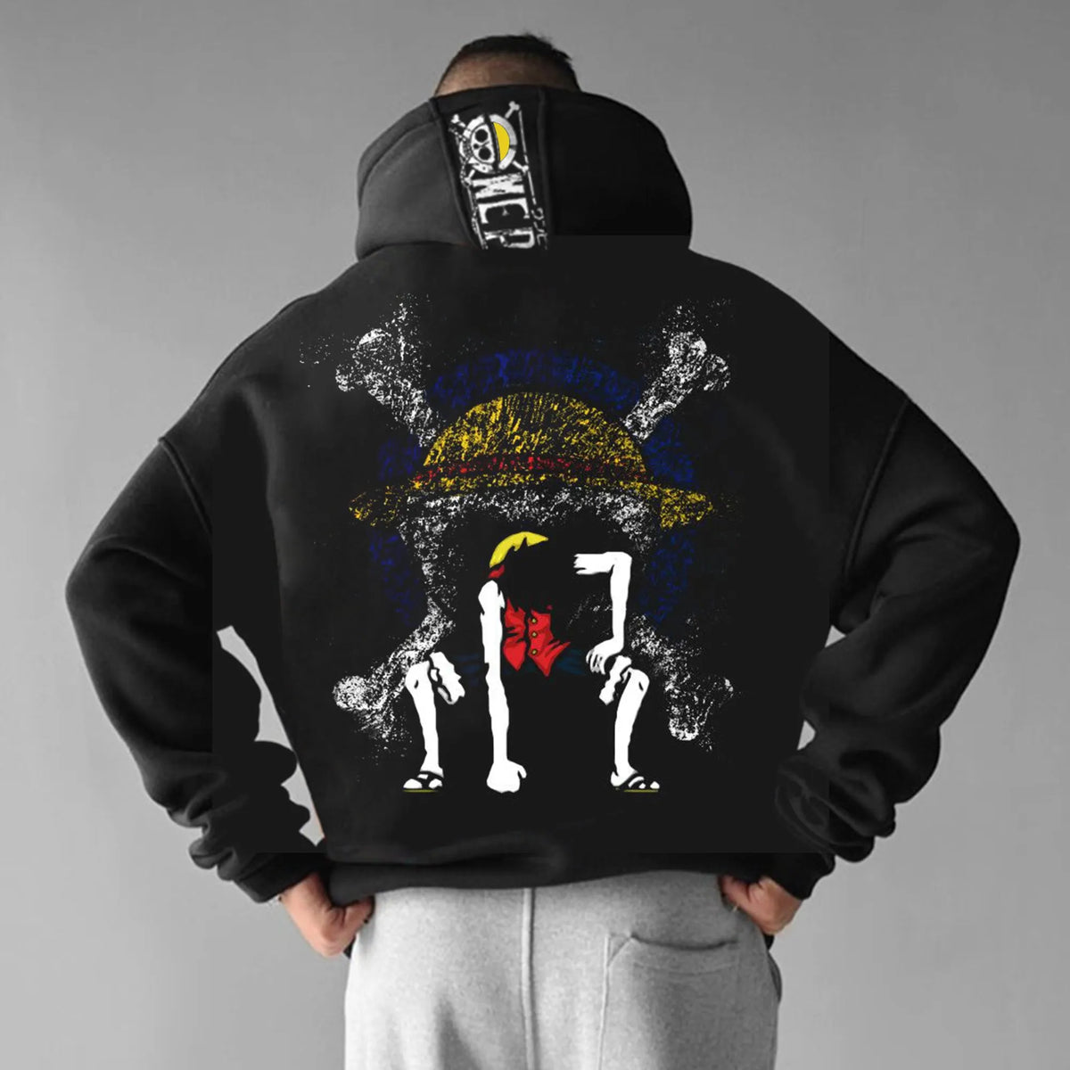 OP-Unisex   Anime Print  Casual Oversized Hoodie