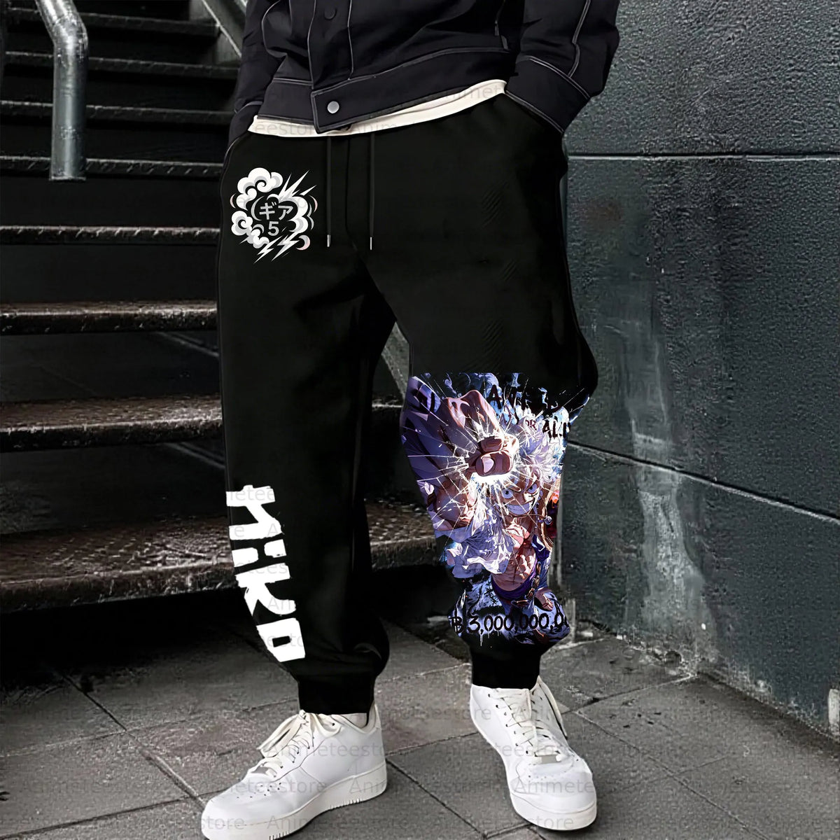 OP-Unisex Casual Anime Streetwear Pant