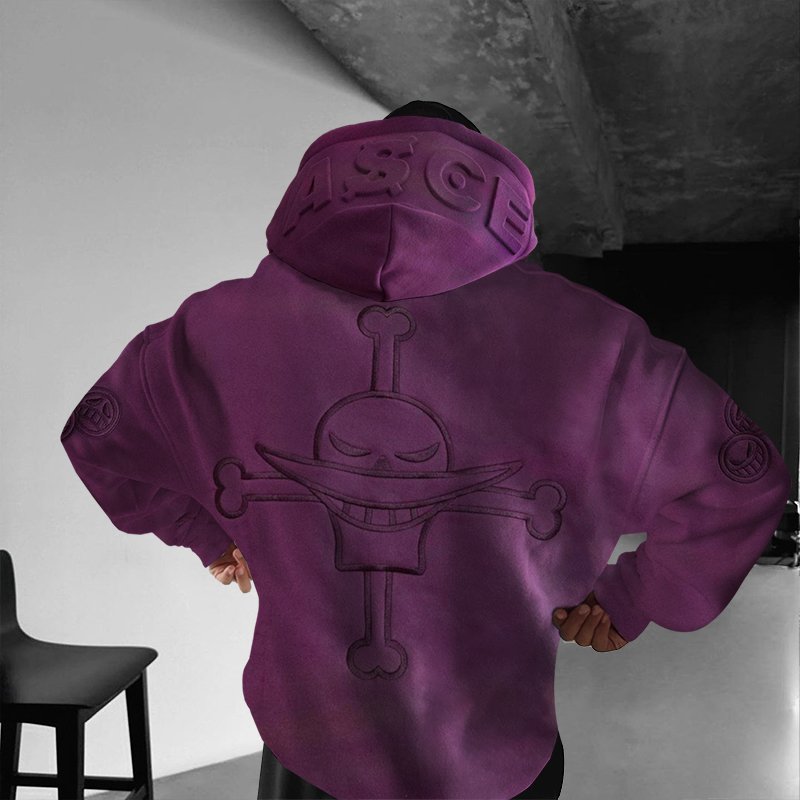 OP-Oversize "" Print Hoodie