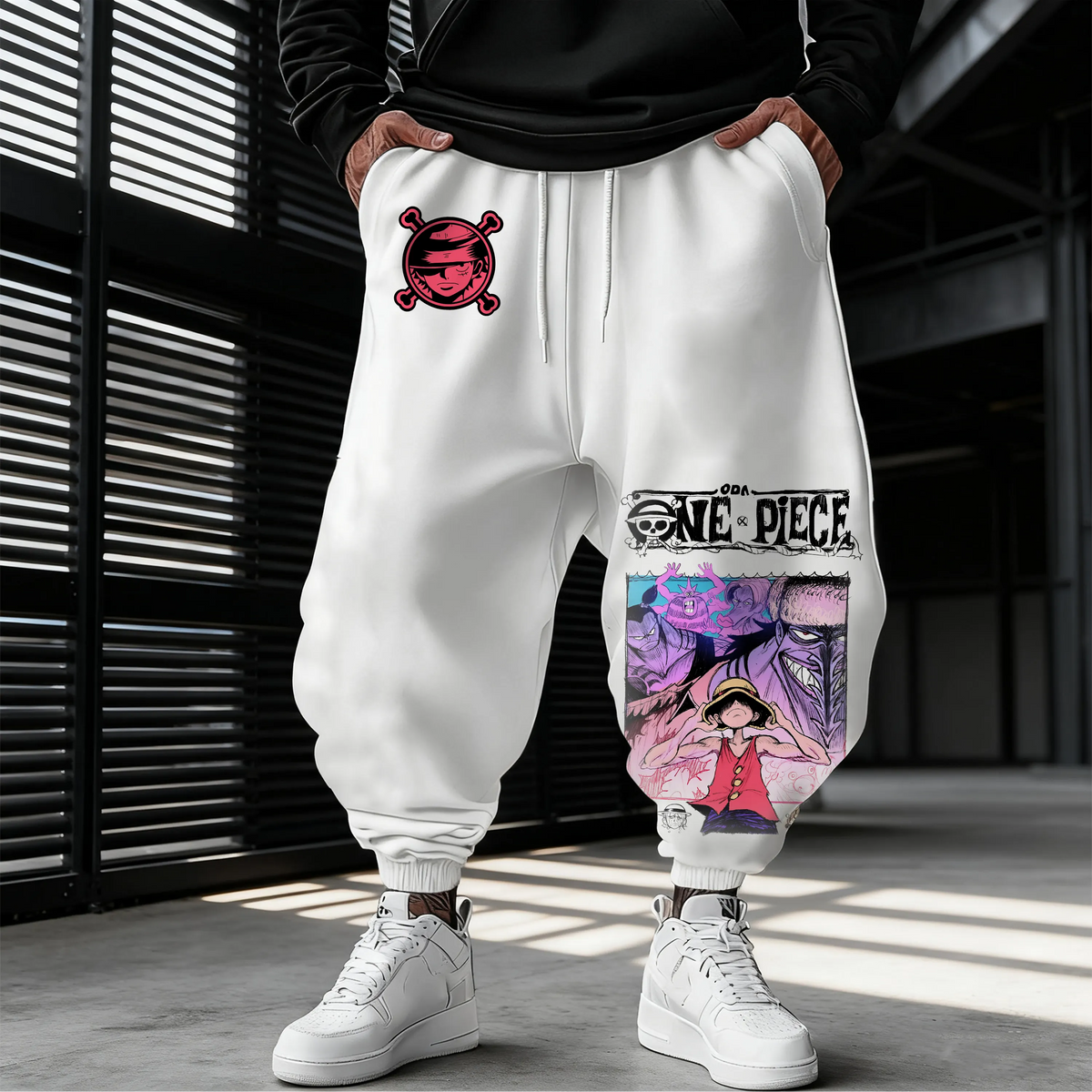 OP-Unisex Casual Anime Streetwear Pant