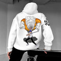 OP-Unisex Anime Inspired Vintage Plush Hoodie