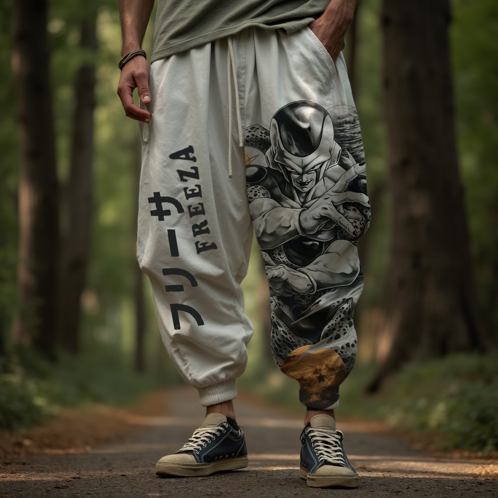 OP-Men's Casual Anime Pencil Pants
