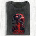OP-Unisex Anime Inspired Vintage Washed T-Shirt