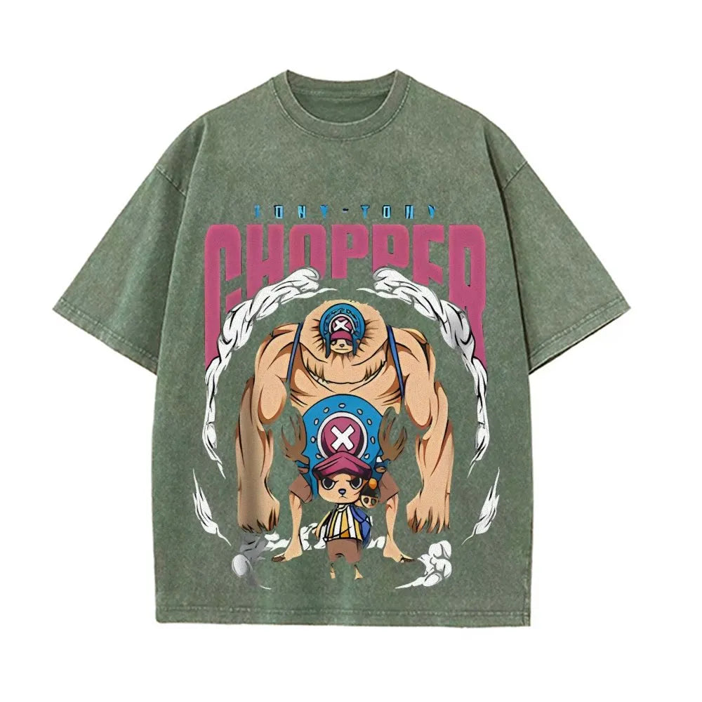 OP-Tony Tony Chopper Vintage Oversized T-Shirt