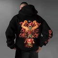 0P-Unisex Anime Graphic Streetwear Vintage Plush Hoodie