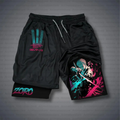 OP-Unisex Casual Anime Style Shorts