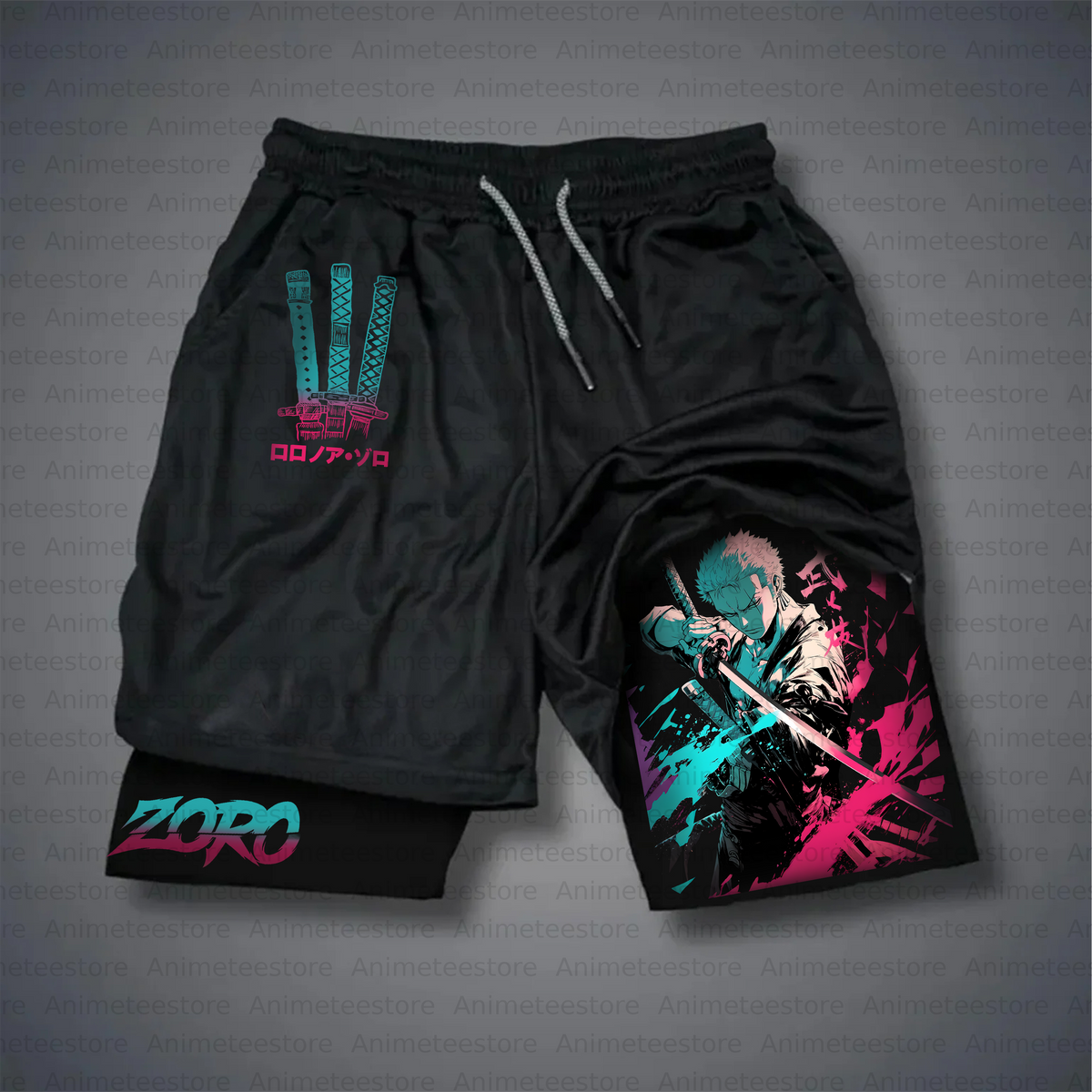 OP-Unisex Casual Anime Style Shorts