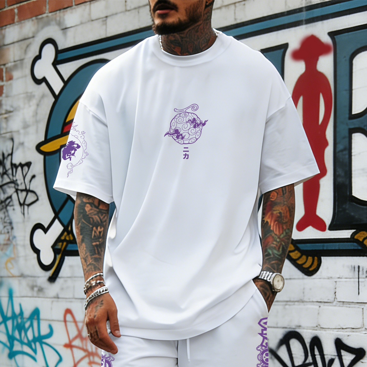 Unisex Anime Inspired Vintage T-Shirt