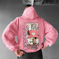 0P-Unisex Anime Graphic Streetwear Vintage Plush Hoodie