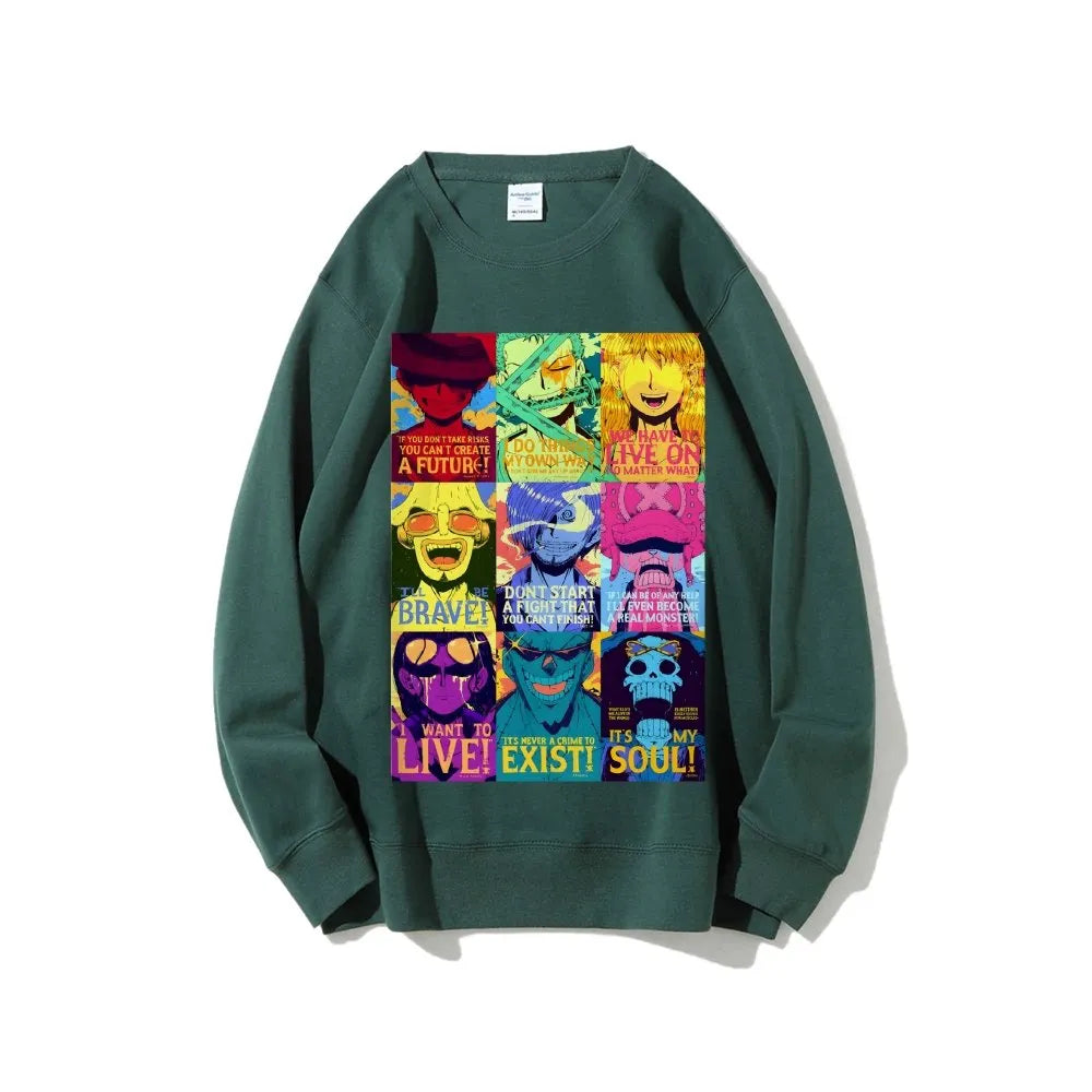 OP-Luffy Oversized Sweatshirt