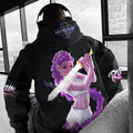 Plus Velvet Unisex Anime Graphic Streetwear Vintage Hoodie