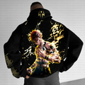 Unisex Anime Inspired Vintage Plush Hoodie