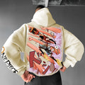OP-Unisex Anime Inspired Vintage Plush Hoodie