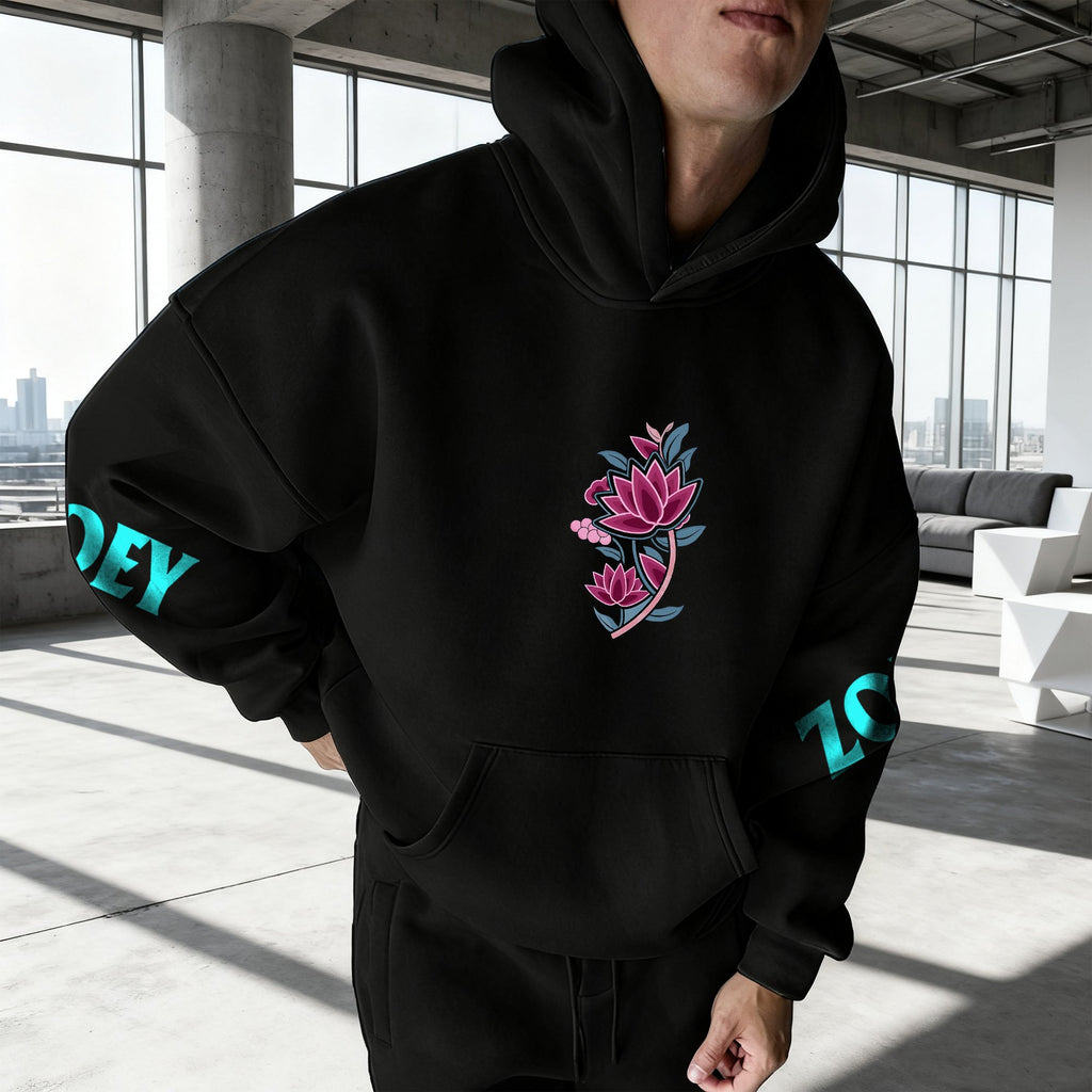 Plus Velvet Unisex Anime Graphic Streetwear Vintage Hoodie