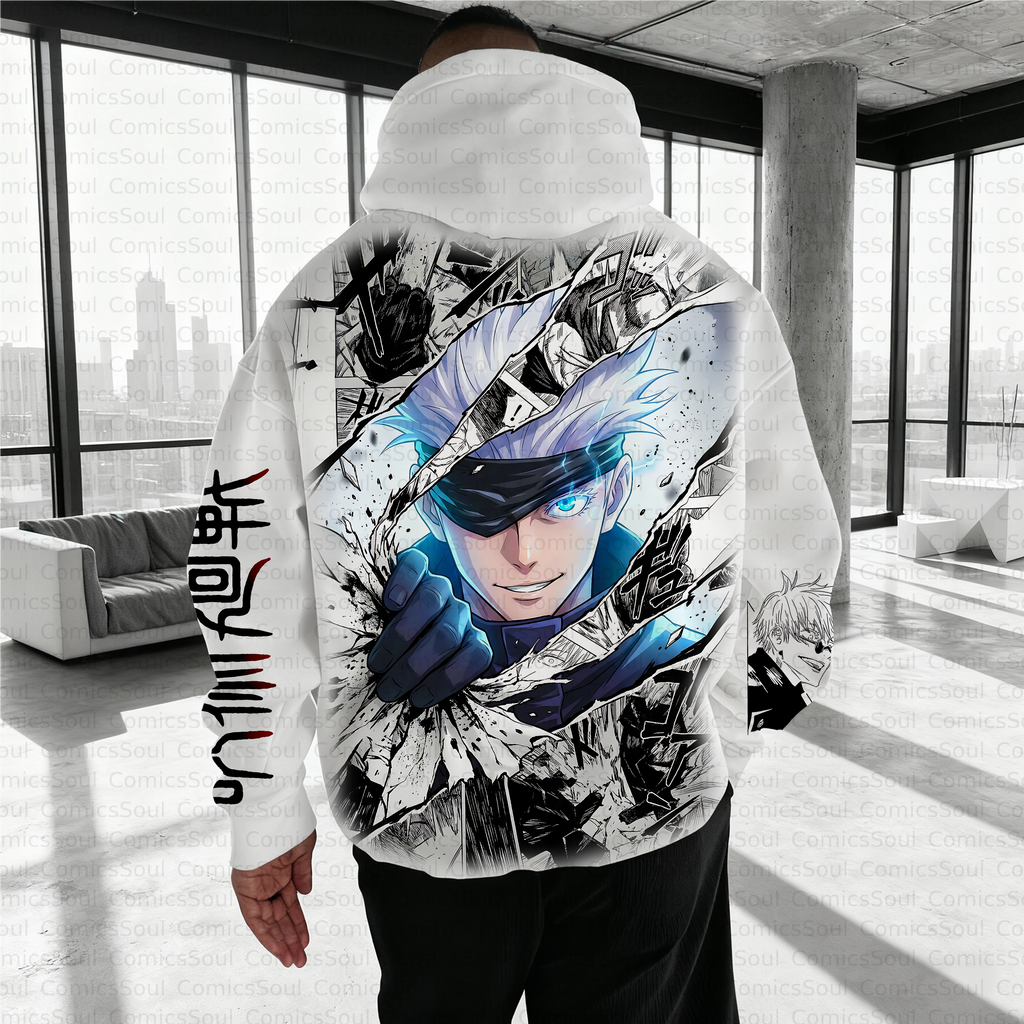 Unisex Anime Inspired Vintage Plush Hoodie