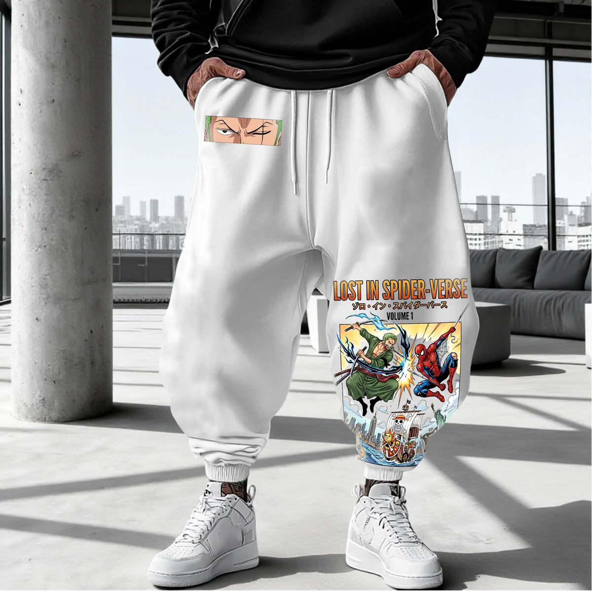 OP-Unisex Casual Anime Streetwear Pant