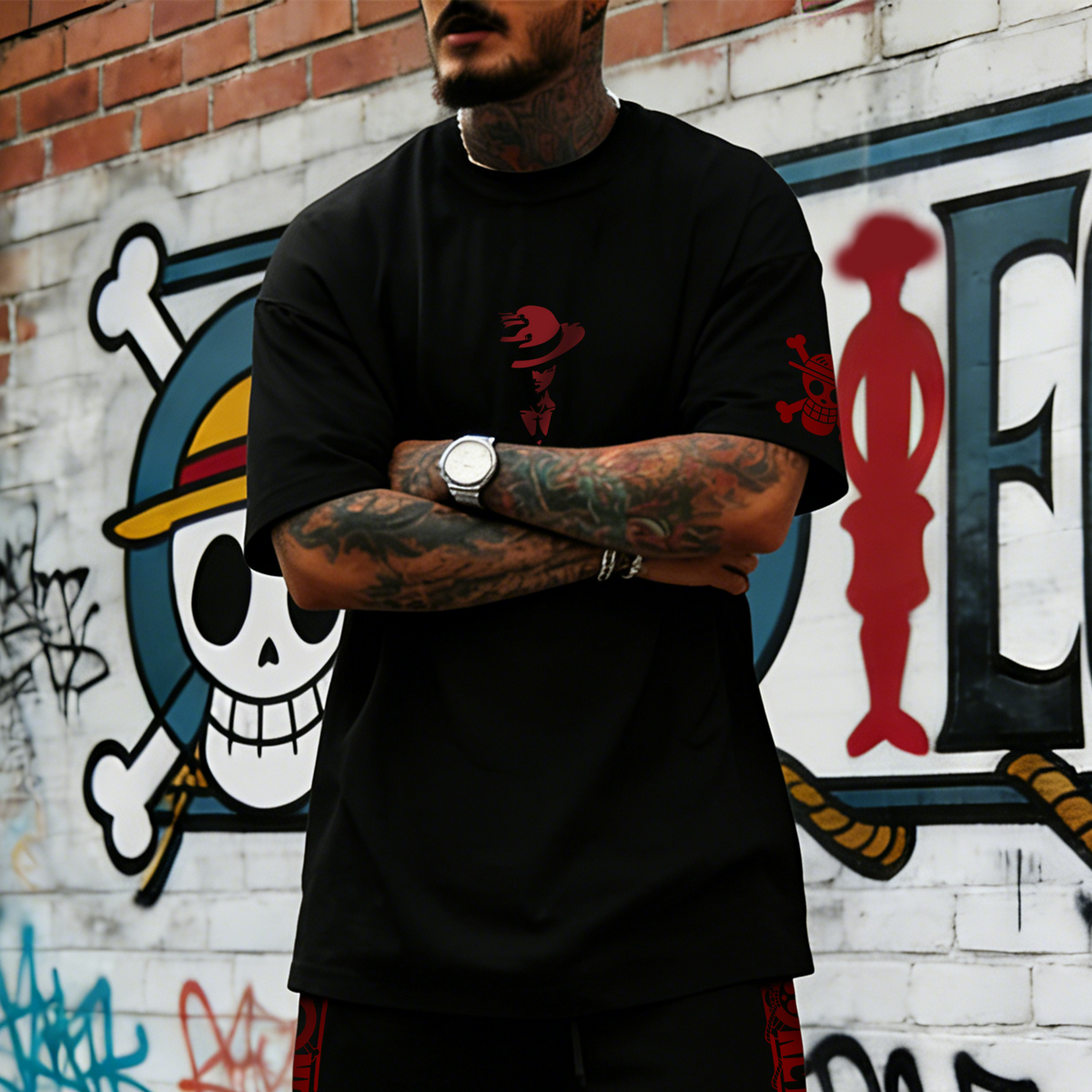 Unisex Anime Inspired Vintage T-Shirt