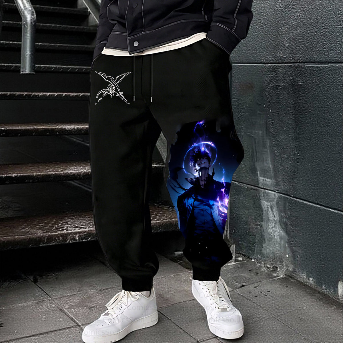 Unisex Casual Anime Streetwear Pant