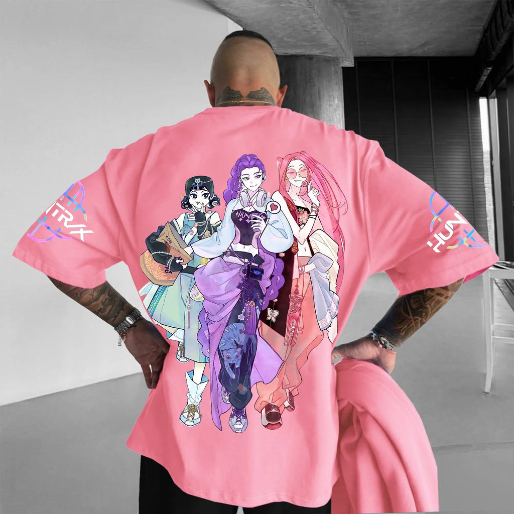 Unisex Anime Inspired Vintage T-Shirt