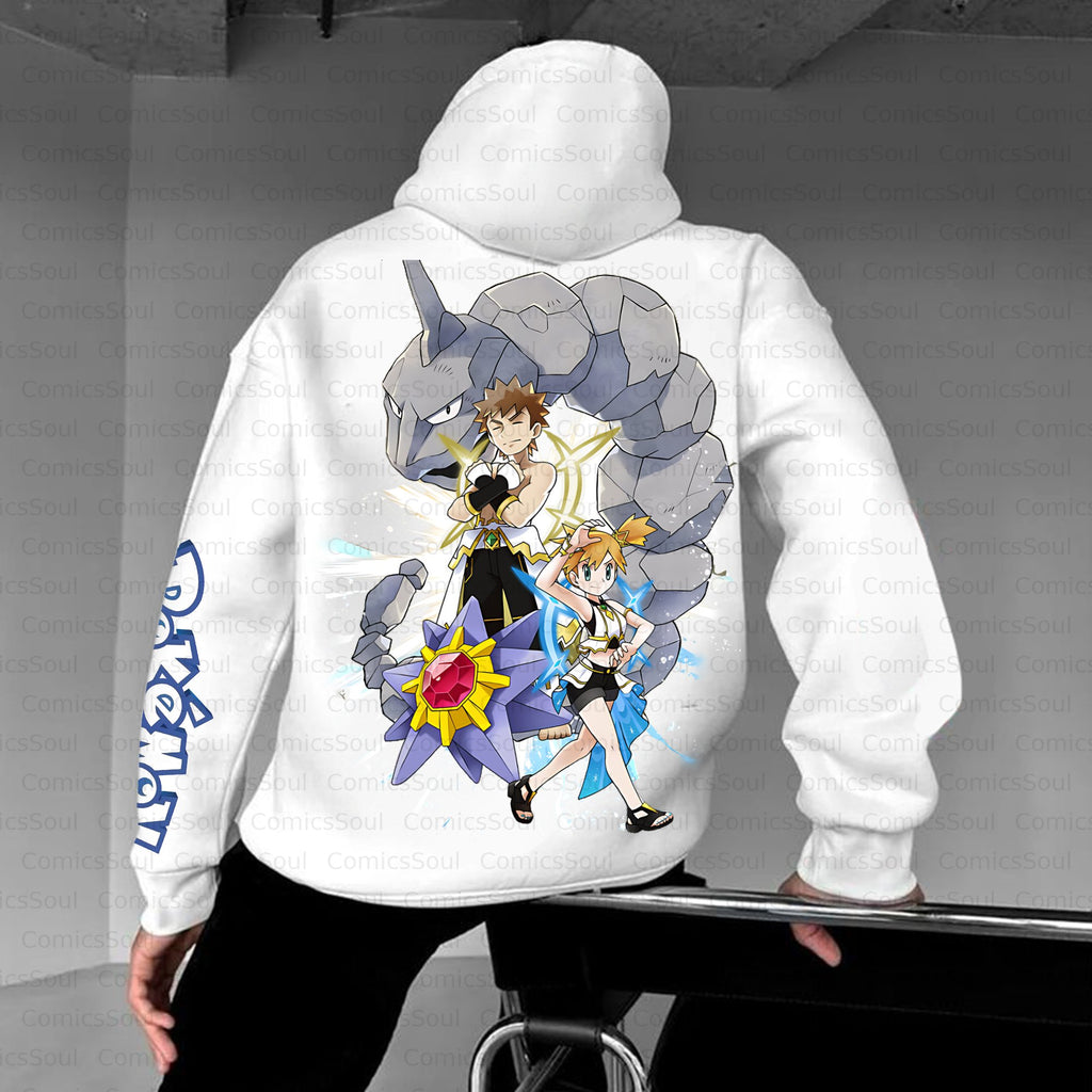 Unisex Anime Inspired Vintage Plush Hoodie