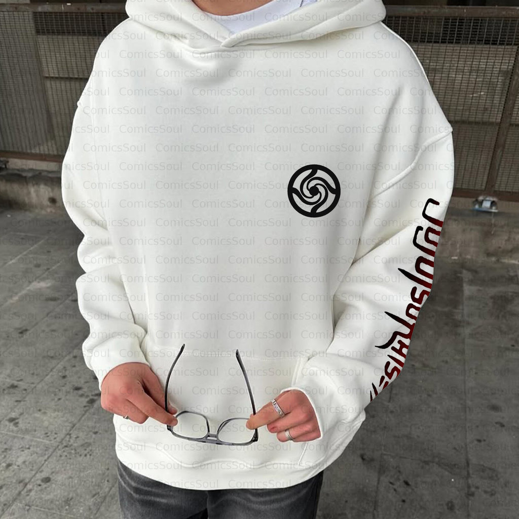 Unisex Anime Inspired Vintage Plush Hoodie