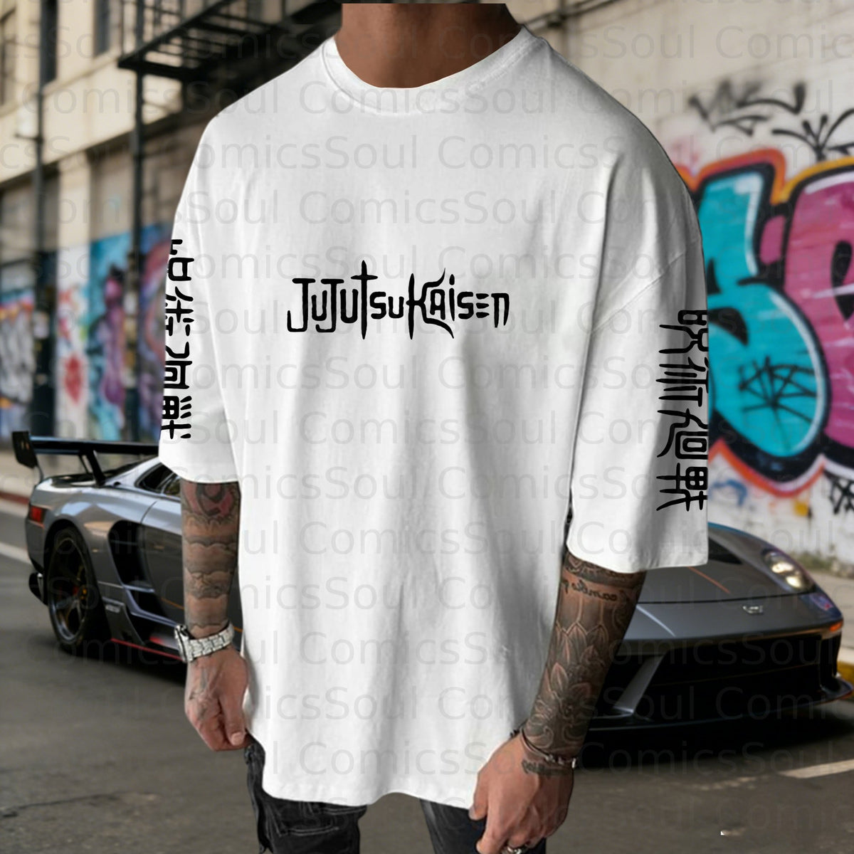 Unisex Anime Inspired Vintage T-Shirt