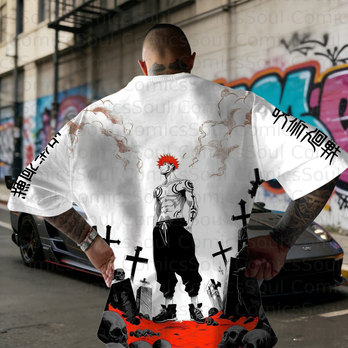Unisex Anime Inspired Vintage T-Shirt