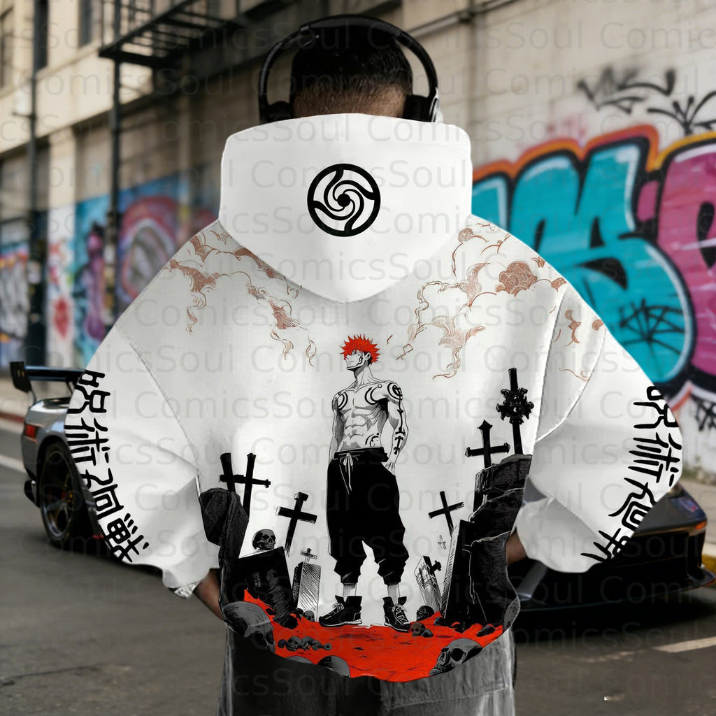 Unisex Graphic Streetwear Vintage Plush  Hoodie