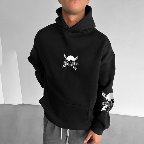 0P-Unisex Anime Graphic Streetwear Vintage Hoodie
